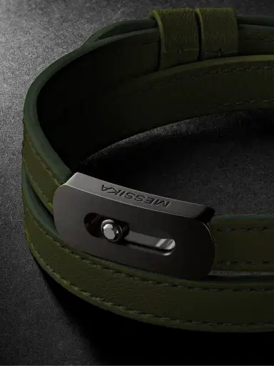 Messika My Move DLC-Coated, Diamond and Leather Bracelet - Men | Thumbnail 4 Messika My Move DLC-Coated, Diamond and Leather Bracelet - Men | Thumbnail 4