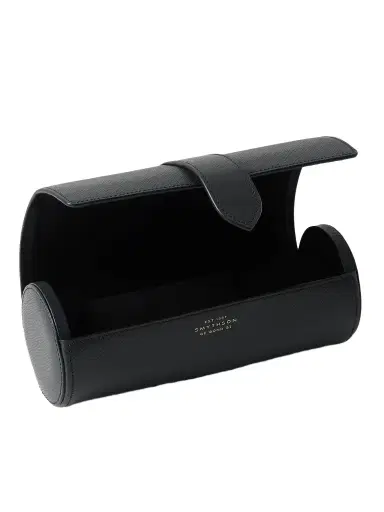 Smythson Panama Cross-Grain Leather Watch Roll - Men | Thumbnail 1 Smythson Panama Cross-Grain Leather Watch Roll - Men | Thumbnail 1