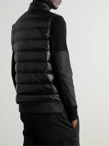 Moncler Gui Slim-Fit Logo-Appliquéd Quilted Shell Down Gilet - Men | Thumbnail 3 Moncler Gui Slim-Fit Logo-Appliquéd Quilted Shell Down Gilet - Men | Thumbnail 3