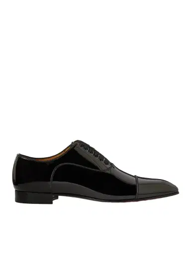Christian Louboutin Greggo Patent-Leather Oxford Shoes - Men | Thumbnail 1 Christian Louboutin Greggo Patent-Leather Oxford Shoes - Men | Thumbnail 1