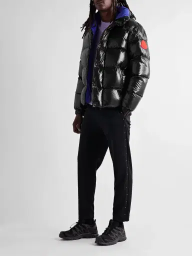 Moncler Genius 2 Moncler 1952 Dervo Logo-Appliquéd Quilted Glossed-Shell Down Jacket - Men | Thumbnail 2 Moncler Genius 2 Moncler 1952 Dervo Logo-Appliquéd Quilted Glossed-Shell Down Jacket - Men | Thumbnail 2