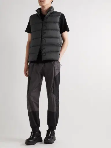 Moncler Logo-Print Quilted Nylon Down Gilet - Men | Thumbnail 2 Moncler Logo-Print Quilted Nylon Down Gilet - Men | Thumbnail 2