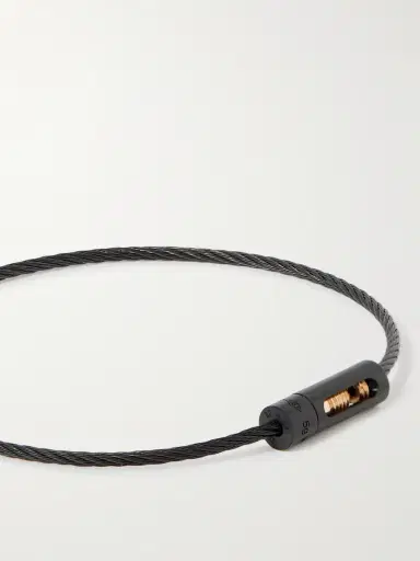LE GRAMME 5g Recycled Titanium, Polished-Ceramic, Stainless Steel and 18-Karat Gold Bracelet - Men | Thumbnail 4 LE GRAMME 5g Recycled Titanium, Polished-Ceramic, Stainless Steel and 18-Karat Gold Bracelet - Men | Thumbnail 4
