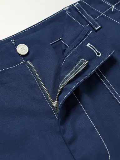Moncler Straight-Leg Logo-Appliquéd Cotton-Blend Twill Trousers - Men | Thumbnail 5 Moncler Straight-Leg Logo-Appliquéd Cotton-Blend Twill Trousers - Men | Thumbnail 5