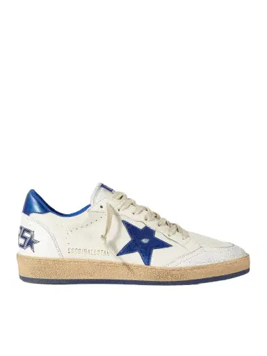 Golden Goose Ball Star Distressed Leather Sneakers - Men | Thumbnail 1 Golden Goose Ball Star Distressed Leather Sneakers - Men | Thumbnail 1