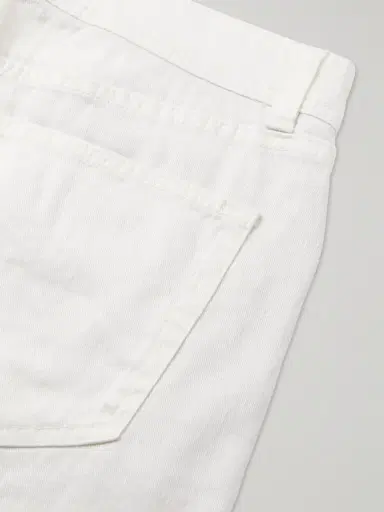 Loro Piana Slim-Fit Linen-Blend Twill Trousers - Men | Thumbnail 4 Loro Piana Slim-Fit Linen-Blend Twill Trousers - Men | Thumbnail 4