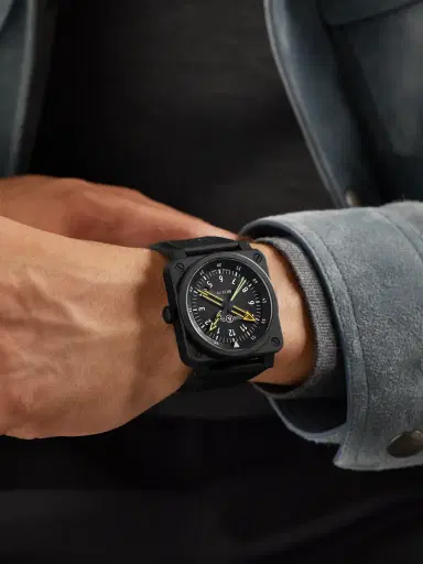 Bell & Ross BR 03-92 Radiocompass Limited Edition Automatic 42mm Ceramic and Rubber Watch, Ref. No. BR0392-RCO-CE/SRB - Men | Thumbnail 2 Bell & Ross BR 03-92 Radiocompass Limited Edition Automatic 42mm Ceramic and Rubber Watch, Ref. No. BR0392-RCO-CE/SRB - Men | Thumbnail 2