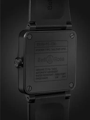 Bell & Ross BR 03-92 Radiocompass Limited Edition Automatic 42mm Ceramic and Rubber Watch, Ref. No. BR0392-RCO-CE/SRB - Men | Thumbnail 4 Bell & Ross BR 03-92 Radiocompass Limited Edition Automatic 42mm Ceramic and Rubber Watch, Ref. No. BR0392-RCO-CE/SRB - Men | Thumbnail 4
