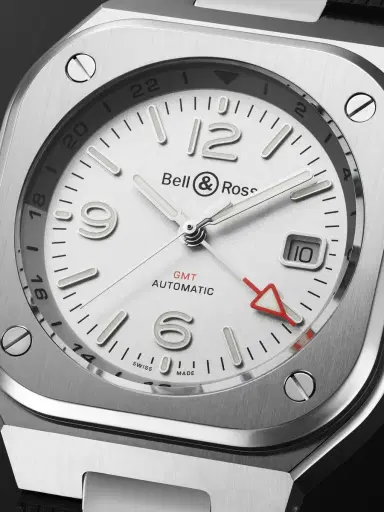 Bell & Ross BR 05 Automatic GMT Stainless Steel Watch, Ref. BR05G-SI-ST/SRB BU23NOV - Men | Thumbnail 6 Bell & Ross BR 05 Automatic GMT Stainless Steel Watch, Ref. BR05G-SI-ST/SRB BU23NOV - Men | Thumbnail 6