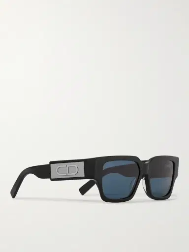 DIOR Eyewear CD SU Geometric Acetate and Silver-Tone Sunglasses - Men | Thumbnail 3 DIOR Eyewear CD SU Geometric Acetate and Silver-Tone Sunglasses - Men | Thumbnail 3