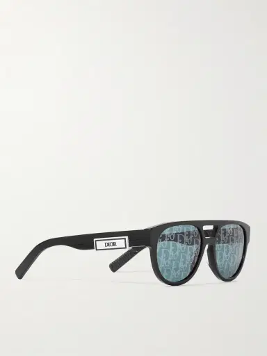 DIOR Eyewear DiorB23 R1I Aviator-Style Acetate Mirrored Sunglasses - Men | Thumbnail 3 DIOR Eyewear DiorB23 R1I Aviator-Style Acetate Mirrored Sunglasses - Men | Thumbnail 3