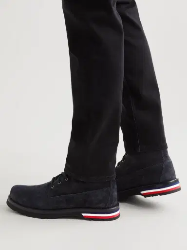 Moncler Vancouver Canvas-Trimmed Suede Boots - Men | Thumbnail 3 Moncler Vancouver Canvas-Trimmed Suede Boots - Men | Thumbnail 3