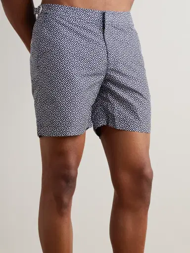 Orlebar Brown Bulldog Straight-Leg Mid-Length Printed Swim Shorts - Men | Thumbnail 2 Orlebar Brown Bulldog Straight-Leg Mid-Length Printed Swim Shorts - Men | Thumbnail 2
