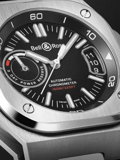 Bell & Ross BR-X5 Automatic Chronometer Steel Watch, Ref. BRX5R-BL-ST/SST - Men | Thumbnail 6 Bell & Ross BR-X5 Automatic Chronometer Steel Watch, Ref. BRX5R-BL-ST/SST - Men | Thumbnail 6