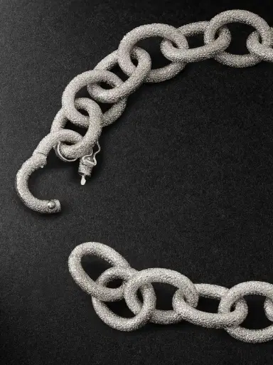 Carolina Bucci 1885 Links White Gold Bracelet - Men | Thumbnail 3 Carolina Bucci 1885 Links White Gold Bracelet - Men | Thumbnail 3