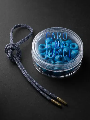 Carolina Bucci Forte Beads Blackened Gold Turquoise Bracelet - Men | Thumbnail 4 Carolina Bucci Forte Beads Blackened Gold Turquoise Bracelet - Men | Thumbnail 4