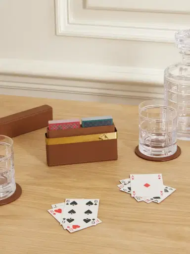 Ralph Lauren Home Westover Leather And Gold-tone Playing Cards Set | Thumbnail 7 Ralph Lauren Home Westover Leather And Gold-tone Playing Cards Set | Thumbnail 7