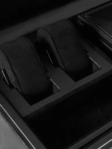 Wolf Pebble-Grain Vegan Leather Double Watch-Winder - Men | Thumbnail 5 Wolf Pebble-Grain Vegan Leather Double Watch-Winder - Men | Thumbnail 5