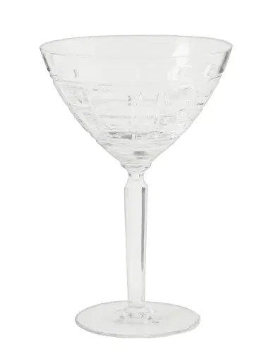 Ralph Lauren Home Hudson Plaid Martini Glass - Men | Thumbnail 1 Ralph Lauren Home Hudson Plaid Martini Glass - Men | Thumbnail 1