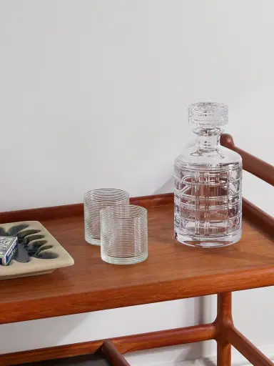 Ralph Lauren Home Hudson Plaid Crystal Decanter - Men | Thumbnail 2 Ralph Lauren Home Hudson Plaid Crystal Decanter - Men | Thumbnail 2