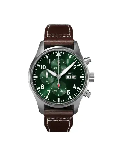 IWC SCHAFFHAUSEN Pilot's Automatic Chronograph Stainless Steel Watch, Ref. IW378005 - Men | Thumbnail 1 IWC SCHAFFHAUSEN Pilot's Automatic Chronograph Stainless Steel Watch, Ref. IW378005 - Men | Thumbnail 1