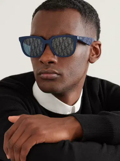 DIOR Eyewear Dior B27 S3F D-Frame Logo-Detailed Acetate Sunglasses - Men | Thumbnail 2 DIOR Eyewear Dior B27 S3F D-Frame Logo-Detailed Acetate Sunglasses - Men | Thumbnail 2