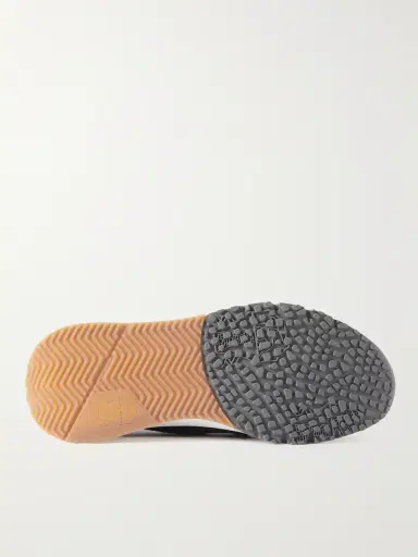 Brunello Cucinelli Leather-Trimmed Stretch-Knit Sneakers - Men | Thumbnail 6 Brunello Cucinelli Leather-Trimmed Stretch-Knit Sneakers - Men | Thumbnail 6