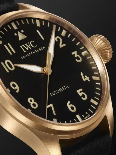 IWC SCHAFFHAUSEN Big Pilot's 43 Automatic Bronze and Alcantara Watch, Ref. IW329703 - Men | Thumbnail 4 IWC SCHAFFHAUSEN Big Pilot's 43 Automatic Bronze and Alcantara Watch, Ref. IW329703 - Men | Thumbnail 4