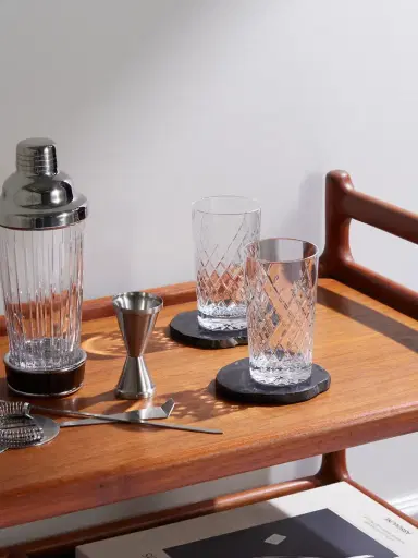 Soho Home Barwell Set of Four Crystal Highball Glasses - Men | Thumbnail 2 Soho Home Barwell Set of Four Crystal Highball Glasses - Men | Thumbnail 2