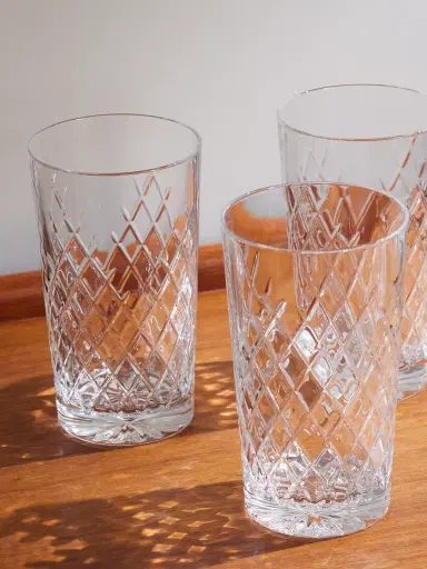 Soho Home Barwell Set of Four Crystal Highball Glasses - Men | Thumbnail 3 Soho Home Barwell Set of Four Crystal Highball Glasses - Men | Thumbnail 3