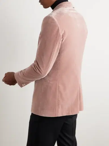 MR P. Cotton-Blend Velvet Tuxedo Jacket - Men | Thumbnail 4 MR P. Cotton-Blend Velvet Tuxedo Jacket - Men | Thumbnail 4
