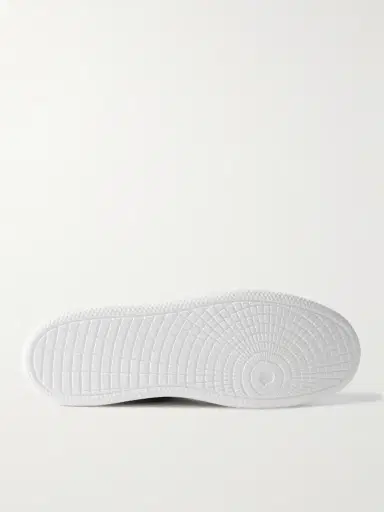 Moncler Monaco M Striped Leather Sneakers - Men | Thumbnail 3 Moncler Monaco M Striped Leather Sneakers - Men | Thumbnail 3