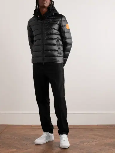 Moncler Amalteas Logo-Appliquéd Quilted Shell Down Jacket - Men | Thumbnail 2 Moncler Amalteas Logo-Appliquéd Quilted Shell Down Jacket - Men | Thumbnail 2