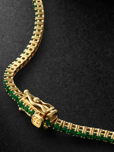 Sydney Evan Gold Emerald Bracelet - Men | Thumbnail 3 Sydney Evan Gold Emerald Bracelet - Men | Thumbnail 3