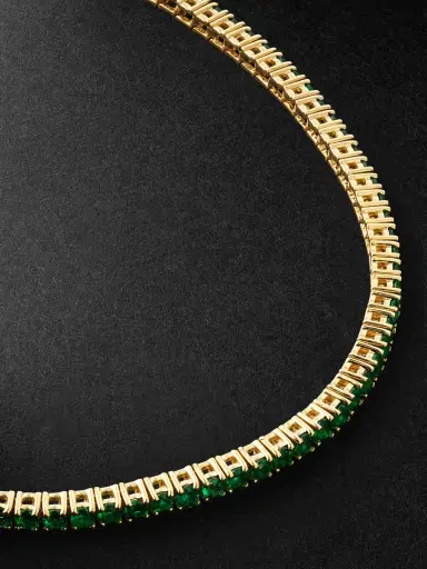 Sydney Evan Gold Emerald Bracelet - Men | Thumbnail 4 Sydney Evan Gold Emerald Bracelet - Men | Thumbnail 4