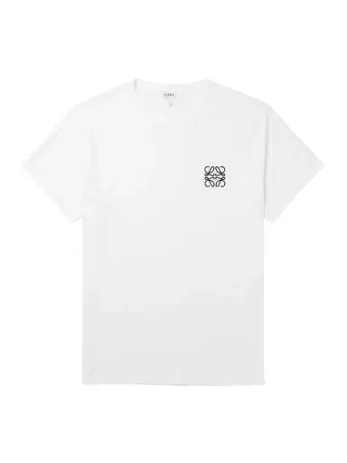 Loewe Slim-Fit Logo-Embroidered Cotton-Jersey T-Shirt - Men | Thumbnail 1 Loewe Slim-Fit Logo-Embroidered Cotton-Jersey T-Shirt - Men | Thumbnail 1
