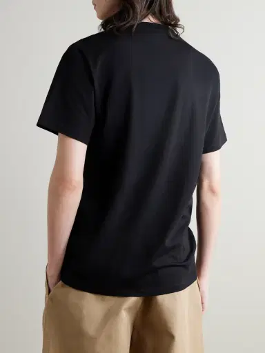 Loewe Logo-Embroidered Cotton-Jersey T-Shirt - Men | Thumbnail 4 Loewe Logo-Embroidered Cotton-Jersey T-Shirt - Men | Thumbnail 4