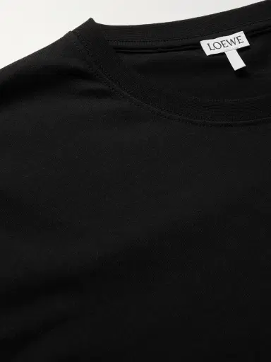Loewe Logo-Embroidered Cotton-Jersey T-Shirt - Men | Thumbnail 5 Loewe Logo-Embroidered Cotton-Jersey T-Shirt - Men | Thumbnail 5