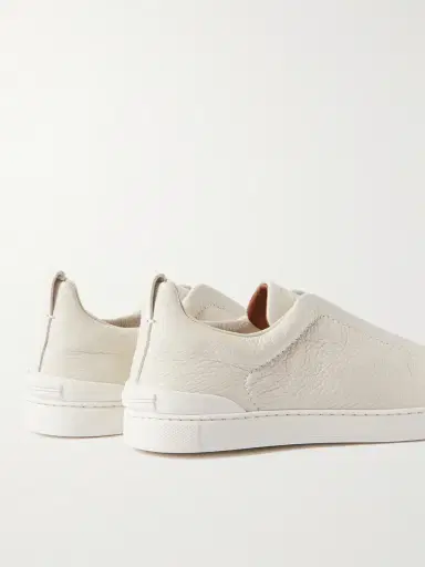 Zegna Triple Stitch™ Full-Grain Deerskin Slip-On Sneakers - Men | Thumbnail 5 Zegna Triple Stitch™ Full-Grain Deerskin Slip-On Sneakers - Men | Thumbnail 5