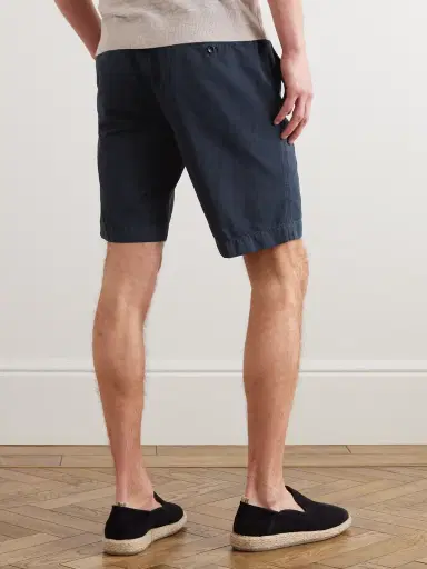Loro Piana Straight-Leg Cotton-Blend Bermuda Shorts - Men | Thumbnail 3 Loro Piana Straight-Leg Cotton-Blend Bermuda Shorts - Men | Thumbnail 3