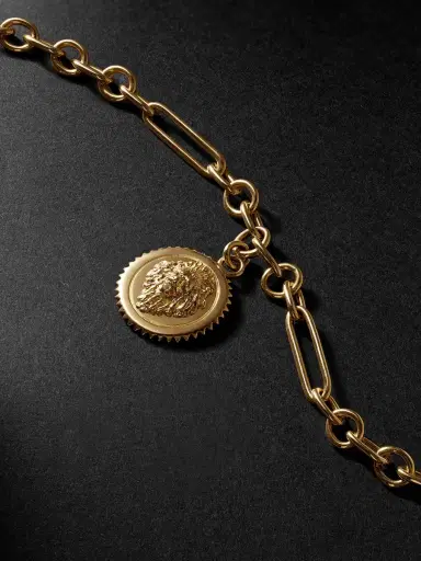 Foundrae Mixed Clip Strength 18-Karat Gold Diamond Pendant Bracelet - Men | Thumbnail 4 Foundrae Mixed Clip Strength 18-Karat Gold Diamond Pendant Bracelet - Men | Thumbnail 4