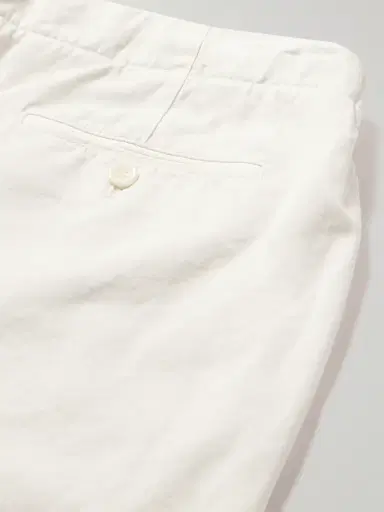 Loro Piana Straight-Leg Cotton-Blend Bermuda Shorts - Men | Thumbnail 4 Loro Piana Straight-Leg Cotton-Blend Bermuda Shorts - Men | Thumbnail 4