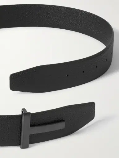 Tom Ford 4cm Full-Grain Leather Belt - Men | Thumbnail 2 Tom Ford 4cm Full-Grain Leather Belt - Men | Thumbnail 2