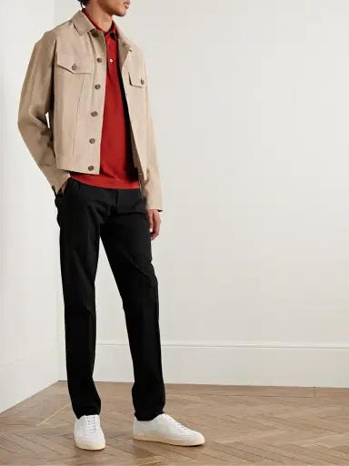 Zegna Slim-Fit Straight-Leg Stretch-Cotton Twill Trousers - Men | Thumbnail 2 Zegna Slim-Fit Straight-Leg Stretch-Cotton Twill Trousers - Men | Thumbnail 2