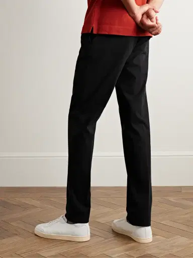 Zegna Slim-Fit Straight-Leg Stretch-Cotton Twill Trousers - Men | Thumbnail 3 Zegna Slim-Fit Straight-Leg Stretch-Cotton Twill Trousers - Men | Thumbnail 3