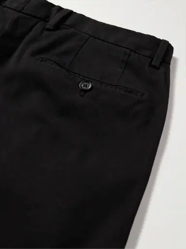 Zegna Slim-Fit Straight-Leg Stretch-Cotton Twill Trousers - Men | Thumbnail 4 Zegna Slim-Fit Straight-Leg Stretch-Cotton Twill Trousers - Men | Thumbnail 4