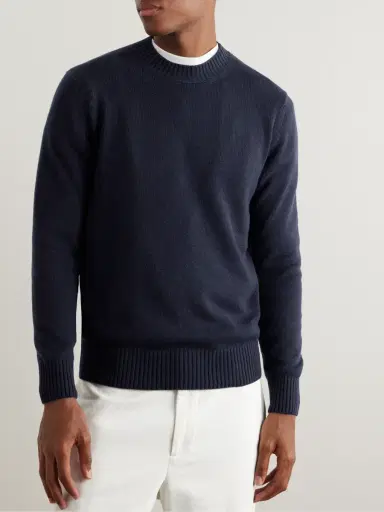 Loro Piana Parksville Baby Cashmere Sweater - Men | Thumbnail 3 Loro Piana Parksville Baby Cashmere Sweater - Men | Thumbnail 3