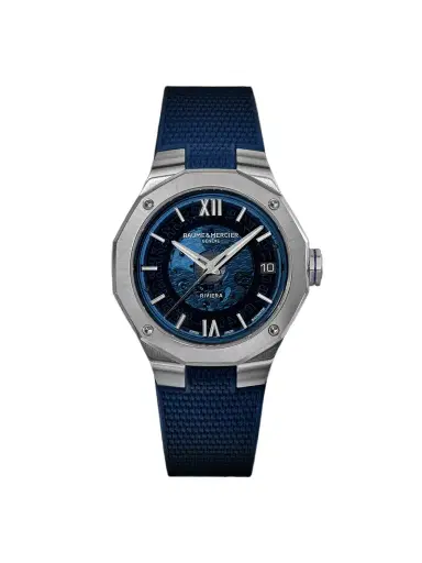 Baume & Mercier Riviera Automatic Stainless Steel Watch, Ref. 10723 - Men | Thumbnail 1 Baume & Mercier Riviera Automatic Stainless Steel Watch, Ref. 10723 - Men | Thumbnail 1