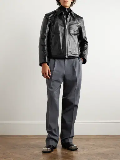 Our Legacy Mini Leather Blouson Jacket - Men | Thumbnail 2 Our Legacy Mini Leather Blouson Jacket - Men | Thumbnail 2