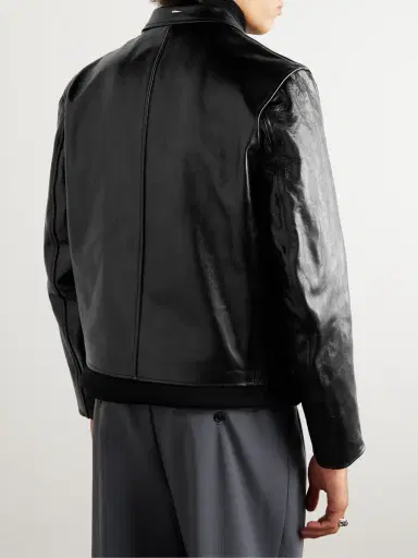 Our Legacy Mini Leather Blouson Jacket - Men | Thumbnail 3 Our Legacy Mini Leather Blouson Jacket - Men | Thumbnail 3